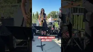 We have a jazz quintet performing this evening in Seattle! Beautiful evening for music!