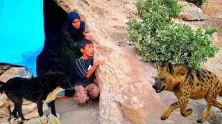 Homeless mother battles wild animals to save her child's life
