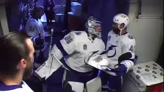 Андрей Василевский проверяет настрой команды перед матчем с Колорадо 🇷🇺🏒🤣👍