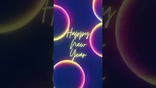 Simple Happy New Year Text Animation | After Effects | 2023 | 