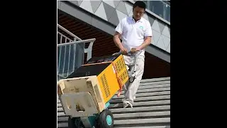 Электрические лестничные тележки (ступенькоходы) для подъема и спуска грузов по ступенькам.