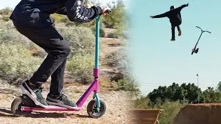 OUR NEW CUSTOM PAINTED DIRT SCOOTER! *Custom Build and Ride*