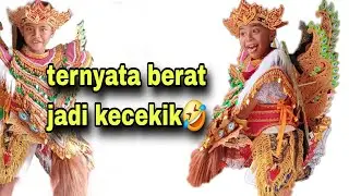 ternyata begini rasanya pakai badong jarankepang poll berat #bantengan #jarankepang #vlog #mberot
