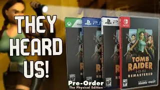 Tomb Raider I-III Remaster Physical Edition Announced!