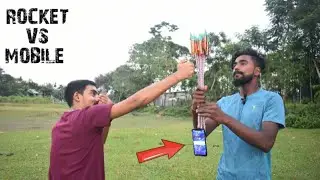 Rocket vs mobile | rocket mobile Ko le Gaya | Diwali rocket experiment