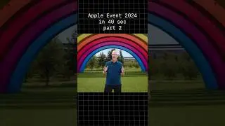 Apple Event in 40 sec pt. 2 #iphone #iphone16 #ai #appleintelligence #iphone16pro #titanium #recycle