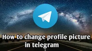 How to change profile pic in teligram|#Brainofexpert