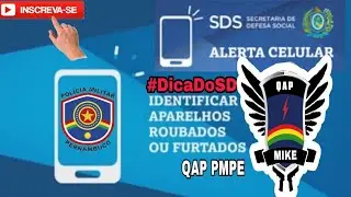 Como cadastrar o IMEI no alerta celular sds pe
