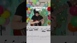 Can you learn this riff or nah? #posthardcore #polyphia #guitar