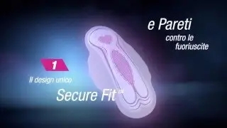 Nuvenia Ultra SecureFit™: gli assorbenti che ti proteggono e si adattano a te.