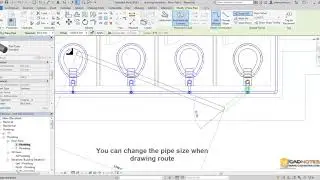 Revit MEP Basic: Creating a Drain Route