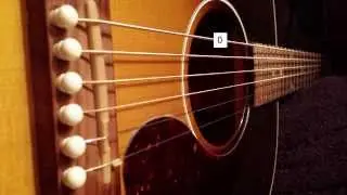 Six string guitar tuning Drop D (AUTOTUNED)