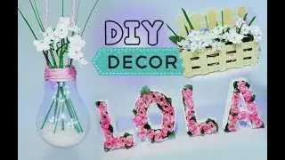 DIY PRIMAVERA - COMO DECORAR COM FLORES / DECORAÇÃO DE QUARTO - DORM / ROOM DECOR / HOME DECOR