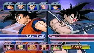 Good Saiyans VS Evil Saiyans (COM VS COM) - Dragon Ball Z Budokai Tenkaichi 3