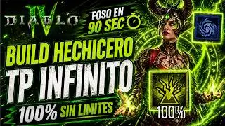 INFINITE TP ⚡ The FASTEST Sorcerer build in Diablo 4 S13