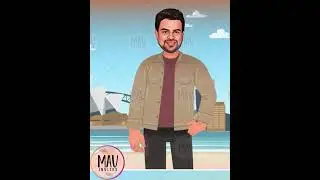 Love Story Wedding Invitations || Caricature Wedding || Animation Invitation