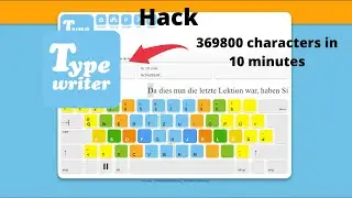 TypeWriter  autotyping cheat with python Tutorial