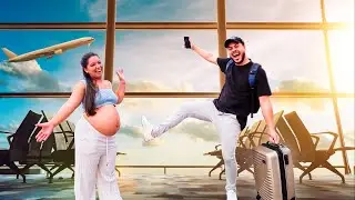A ÚLTIMA VIAGEM ANTES DA NOSSA FILHA NASCER😍❤✈  [ QUASE DEU TUDO ERRADO ]