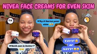 NIVEA FACE CREAM FOR SKIN BRIGHTENING ✅ (Nivea Perfect & Radiant Day Cream vs Night Cream Review)