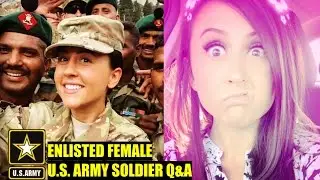 ENLISTED FEMALE U.S. ARMY SOLDIER Q&A Part 2 | ASK A SOLDIER 27