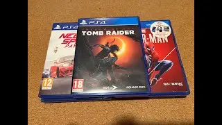 ASMR Whispered Ramble | PS4 Video Game Collection + Letter Tracing