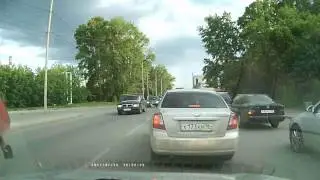 Очень крутой пешеход!