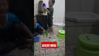 2 BOC4H VIRAL BERMAIN BERANTAKIN KAMAR MANDI #shorts