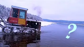 ТАКОЕ БЫВАЕТ РАЗ В ЖИЗНИ! ДТ75 ТЯНЕТ ЯКОРЬ ⚓️ ⚓️ ⚓️!