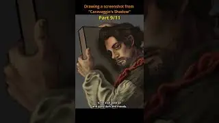 Drawing Caravaggio p9 #art #shorts