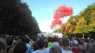 Start BMW Berlin Marathon aus Sicht des Marathonläufers - Start Block A B C D und E