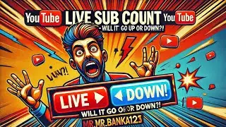 LIVE SUB COUNT – Watch Me Rise (or Fall) in Real Time! 📉📈