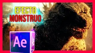 🔥METODO SECRETO Para Crear Efecto Monstruo Godzila Utilizando After Effects y Element 3D FACILMENTE