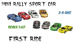 AMEWI MINI RALLY SPORT CAR 1:67 - FIRST RIDE