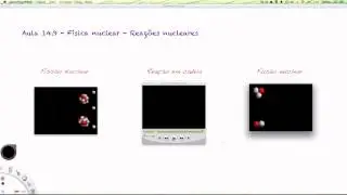 Aula 14.9 - Física nuclear - Reações nucleares - Fissão e fusão nuclear