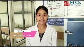 Admissions Open ll Manisha D.Pharm Student Views about Pharmacy Department ll MVN University