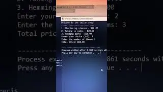 tailor shop output c++