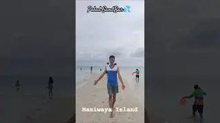 PALAD SANDBAR MANIWAYA ISLAND #trendingshorts #maniwaya #beach #beachvibes #islandbeach #whitesand