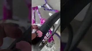HOW TO Patch a BIKE TIRE with a BALLOON 🎈- NO patch NO Problem #shorts