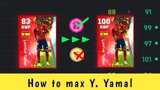 How to max Yamine Yamal efootball || How to train Yamal max level in efootball 2024