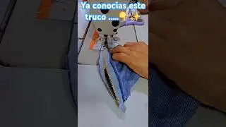 Ya conocias este truco de costura..? #coser #sew  #costurafacil #diy #costura #ideas #trucos