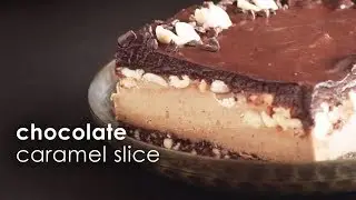 Chocolate Caramel Slice // Vegan // Gluten-Free
