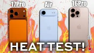 Does the iPhone Air Overheat? We Tested It Against 17 & 16 Pro Max!