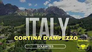 Stunning Summer Views Over Cortina d'Ampezzo | 4K Drone Footage with Chill Lounge Music
