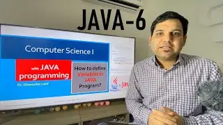 How to define Variables in JAVA? | Variable Datatypes in Java Programming - JAVA 6
