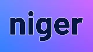 Niger - 26 English Vocabulary Flashcards