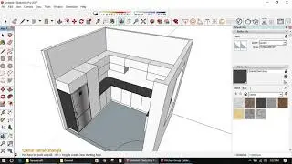kitchen Design in sketchup 2017