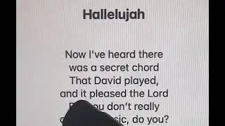 Enjoy Hallelujah! Full video on my tiktok @ singingtherapy101. #fyp #therapy #music #lyrics