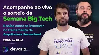 Inscreva-se no treinamento Arquitetura Serverless e acompanhe o sorteio dos prêmios