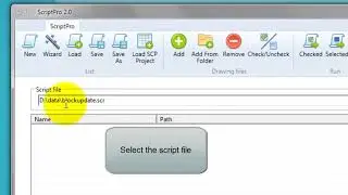 Using Autodesk ScriptPro to Update Block in Multiple Files