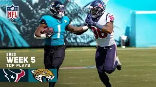 Jacksonville Jaguars Top Plays vs. Houston Texans | 2022 Regular Season Week 5